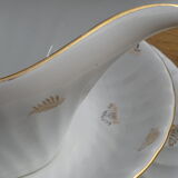 White and gold plate service, Vitriam porcelain