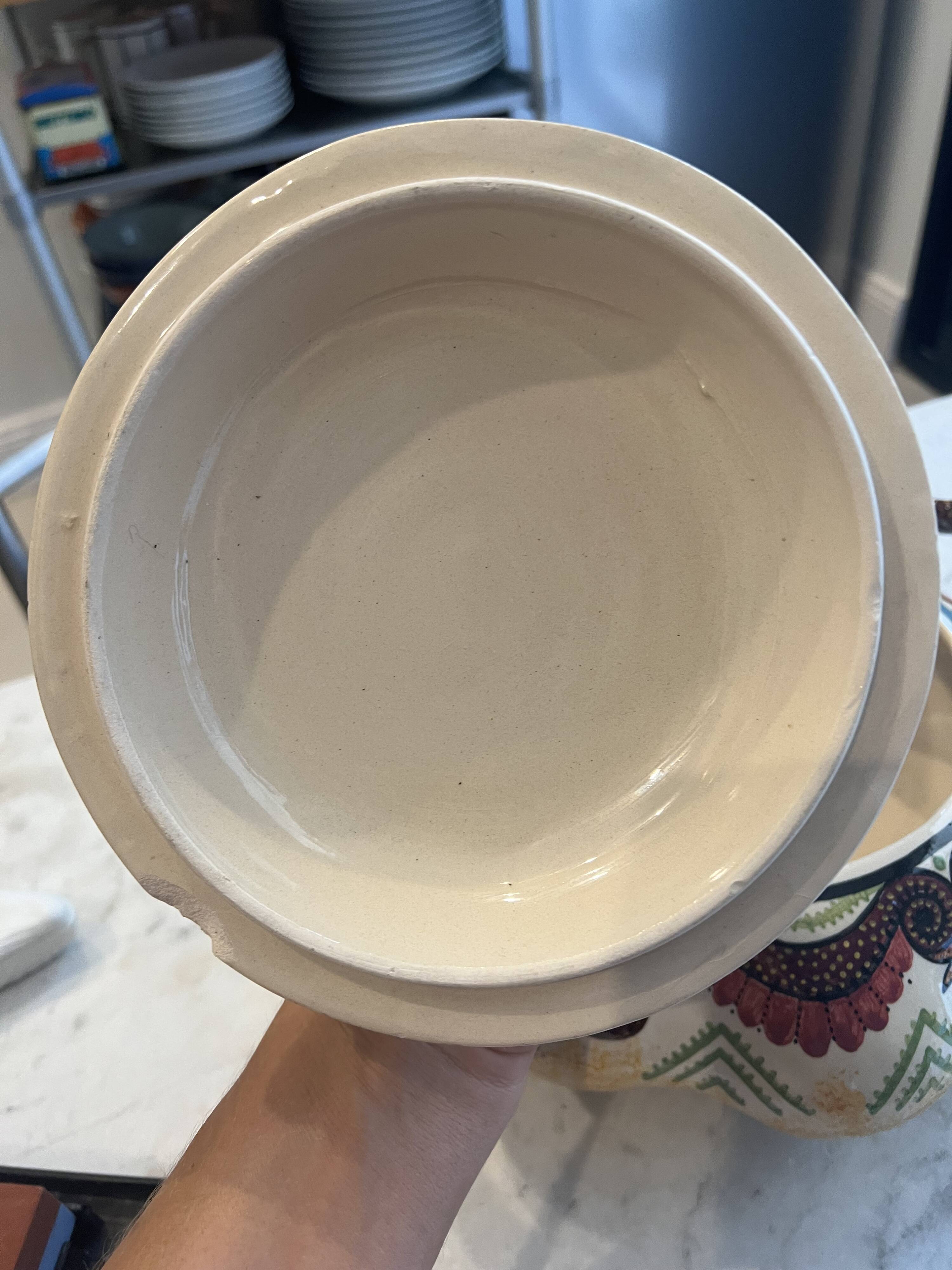 Earthenware tureen Paul Fouillen Quimper