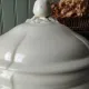 Antique soup tureen in ironstone from Sarreguemines Digoin service "Ivory".