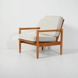 Scandinavian oak armchair, 1950s/60s