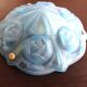 Suspension in blue glass paste signed Degué / art deco style