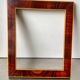 Antique Wooden  Frame intarsia borders 26.5 cm x 22.5  cm