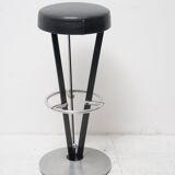 Set of 3 designer bar stools 1980 akaba