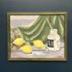 Original Oil on Panel – “Still Life with Lemons and Inkpot” by Gilbert