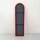 Pair of red mirrors by Anna Castelli Ferrieri for Kartell 1980
