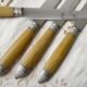 12 couteaux vintage bakélite Inox Pradel