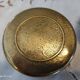 Set 5 pieces of 4 individual ashtrays in old brass