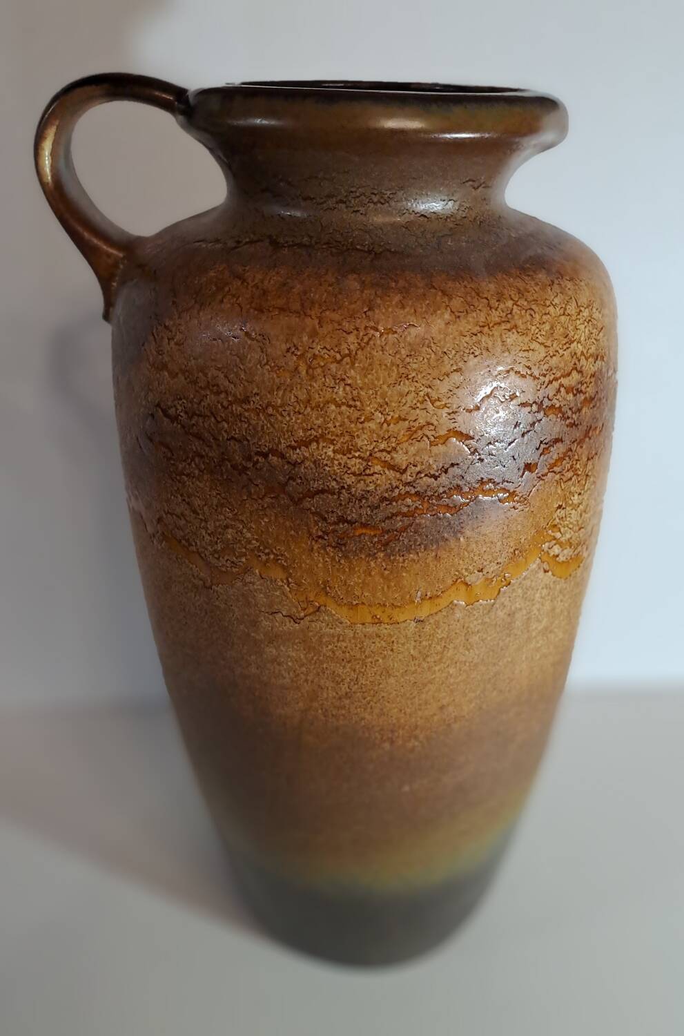 Large West Germany ceramic vase h 46 cm