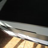 Dresser 3 drawers grey black rose