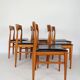 Serie de 6 chaises scandinaves