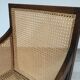 1950s cane armchair
