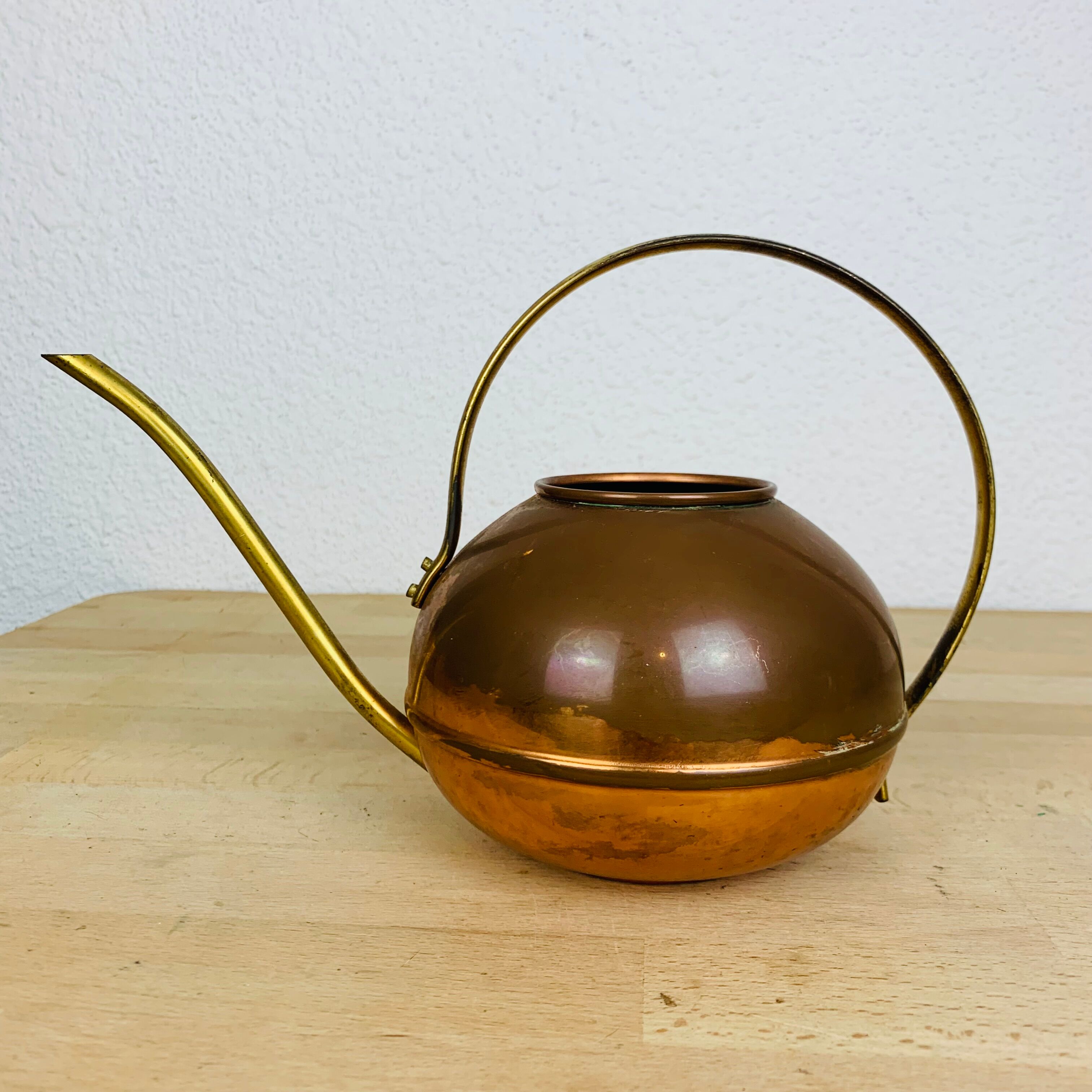 Scandinavian copper watering can