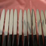 Lot of 12 knives handle Bakelite stainless blade.