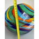 Contemporary abstarct vase with multicolored reeds in murano glass