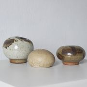 Mushroom Studio Ceramics Vases by Erik Græser, Denmark, 1960s Set of 3