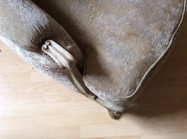 2 armchairs old Louis XVI style