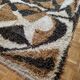 Vintage carpet with abstract patterns 219 cm x 169 cm