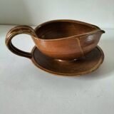 Handcrafted stoneware gravy boat