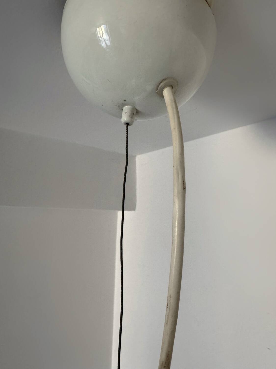 Murano glass flower pendant from the 1970s