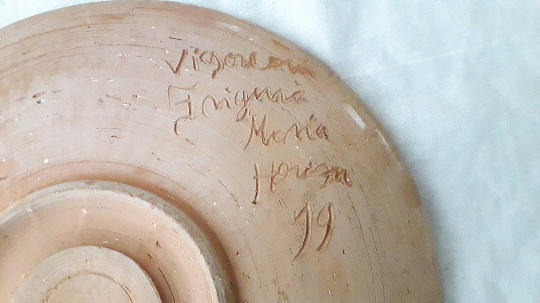 Horezu decorative plate