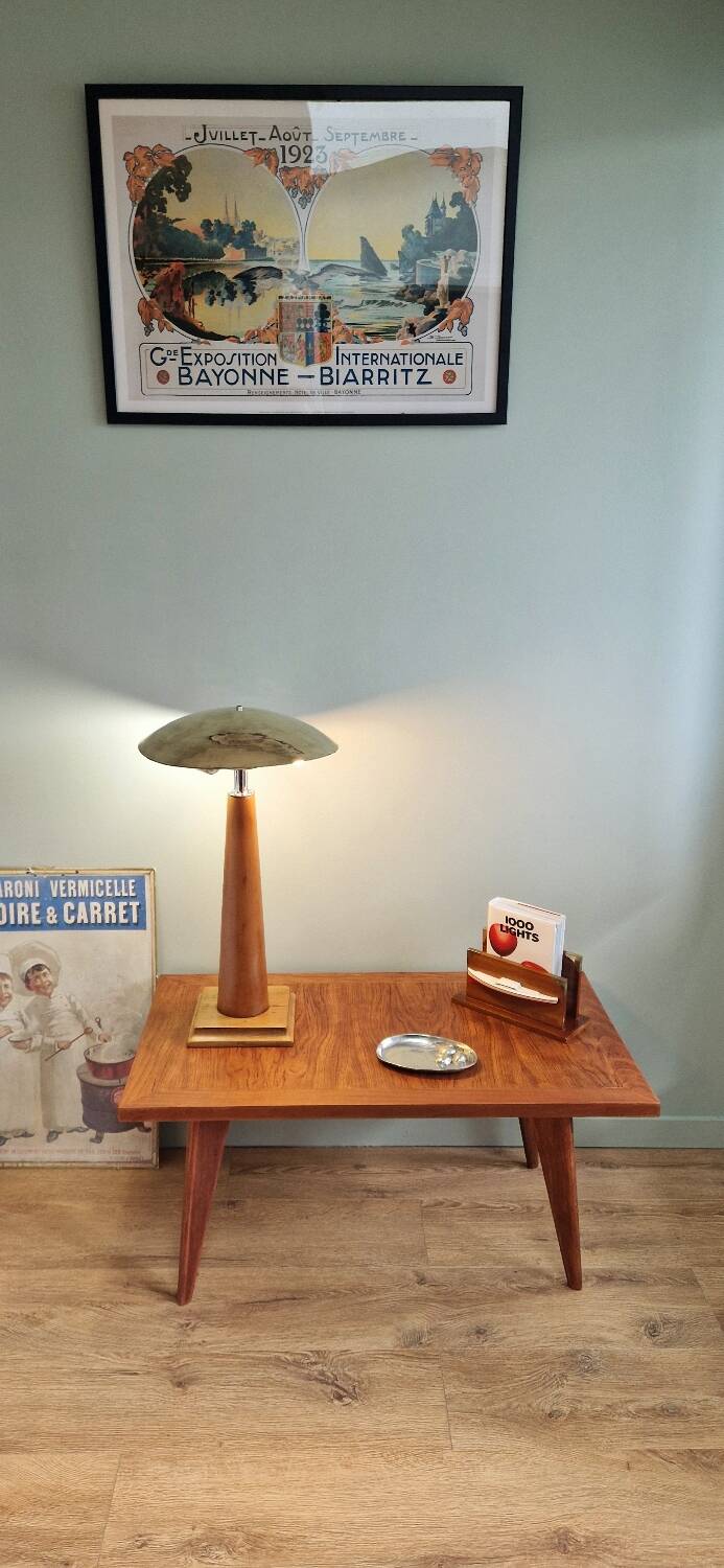 Scandinavian style coffee table from the 50s in rosewood