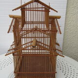 Cage bird bamboo