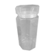 Large octagonal hermetic jar luminarc France vintage