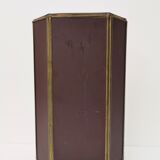 Vintage showcase in brass, glass and mirrors