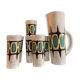 Juice service / orangeade ceramist Manoy 60s