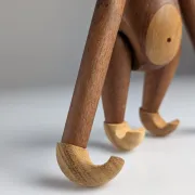 Large two-tone wooden monkey figure by Kay Bojesen, Danish design from the 20th century