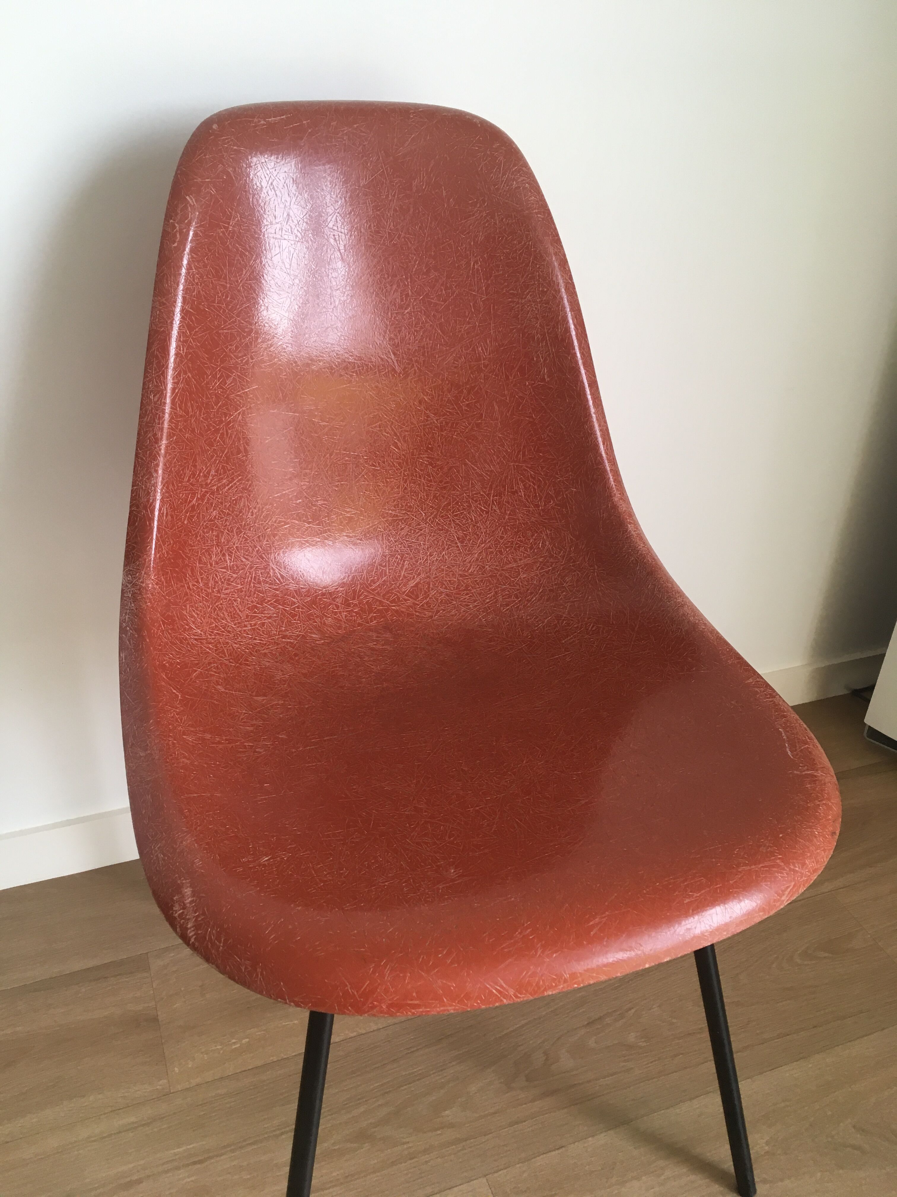 Herman Miller "DSX" chair in fiberglass, Charles & Ray Eames
