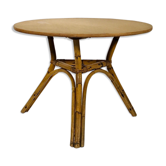 Bamboo coffee table, France 1960