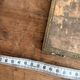 Antique Courteous Mirror Hanging Gallant Scene 19th Century Barber Chainette