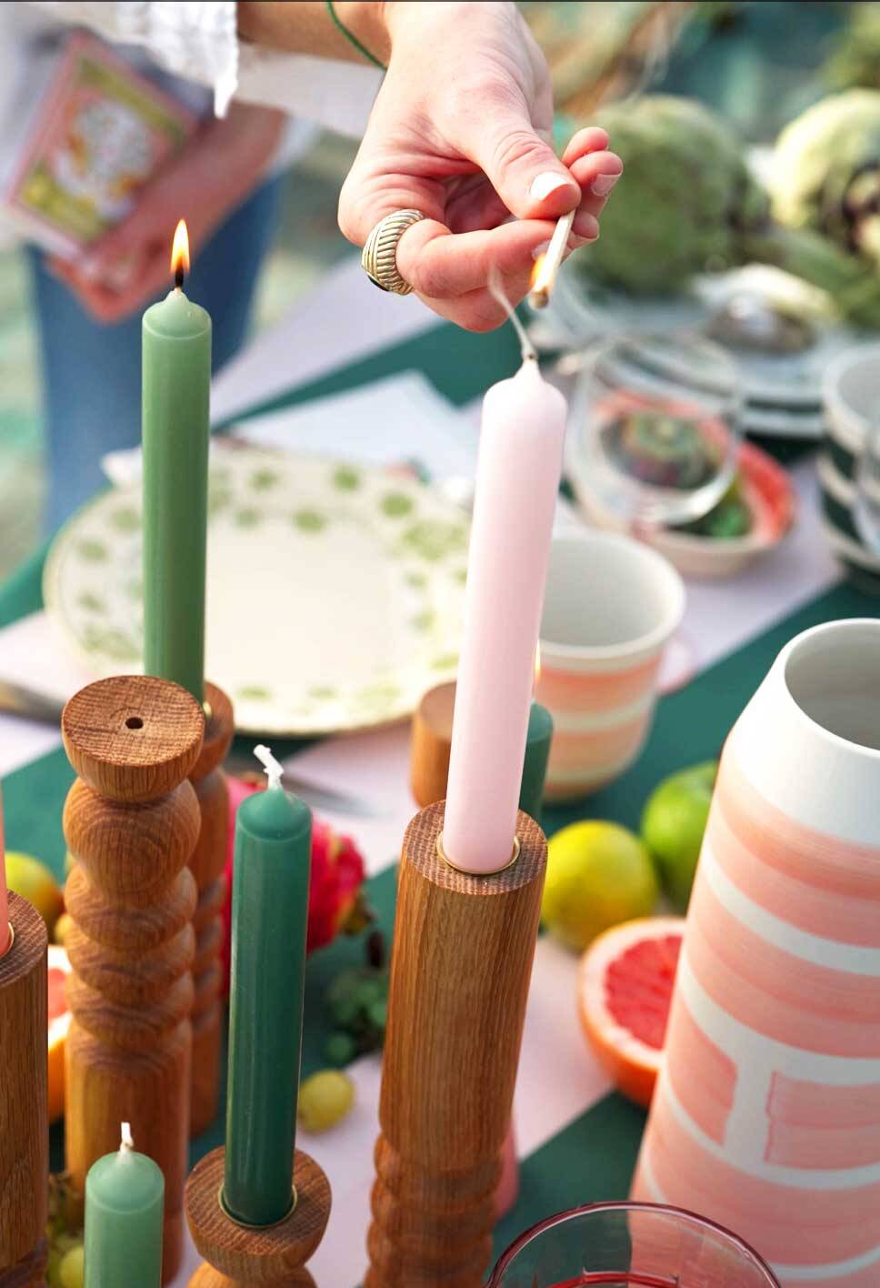 Candle holder - alma oak soliflore
