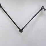 Industrial table lamp articulated 4 arms