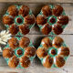 4 vintage slurry oyster plates