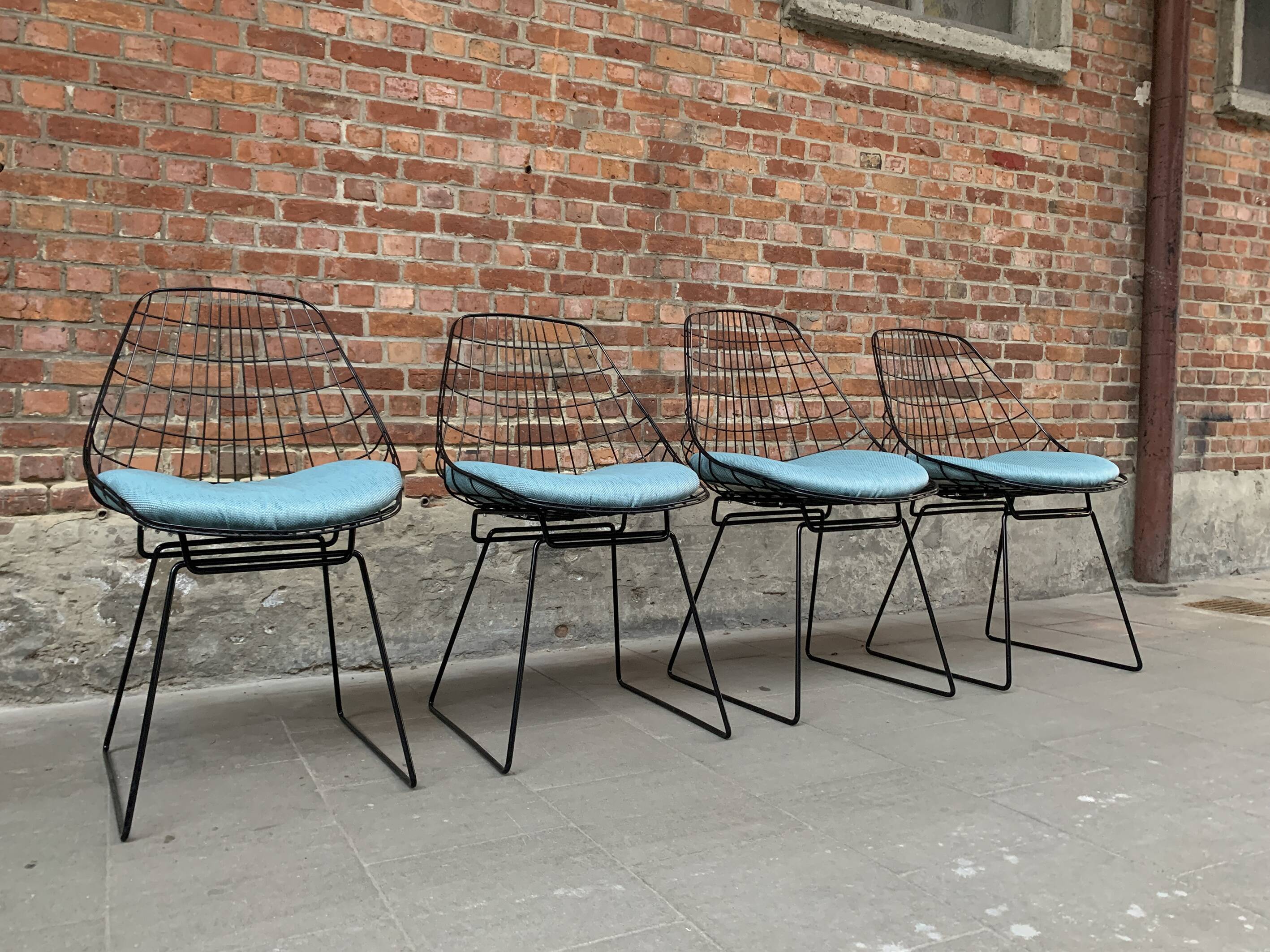 Four SM05 Chairs by Cees Braakman for Pastoe, 1960