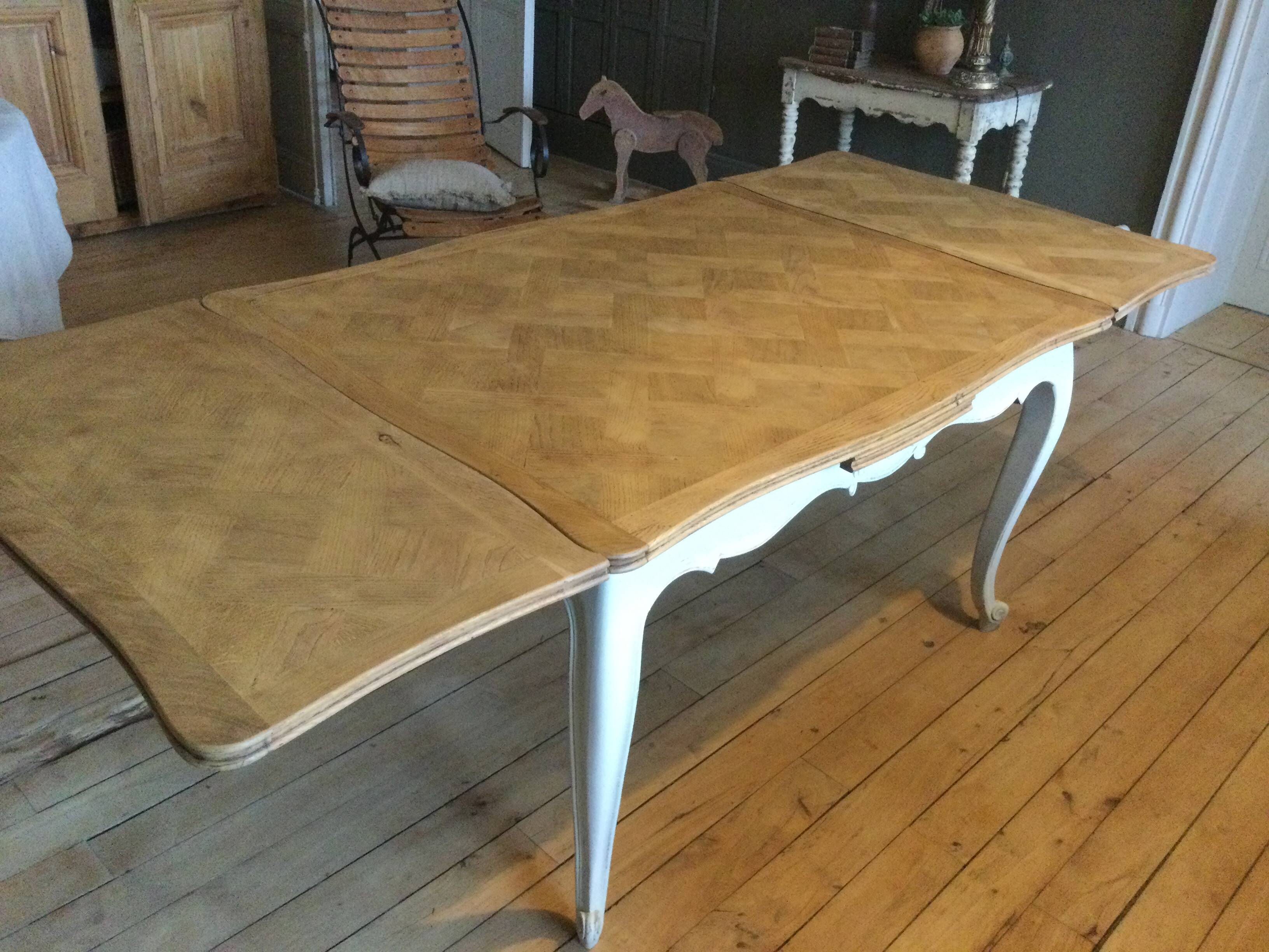 Antique dining table with extensions