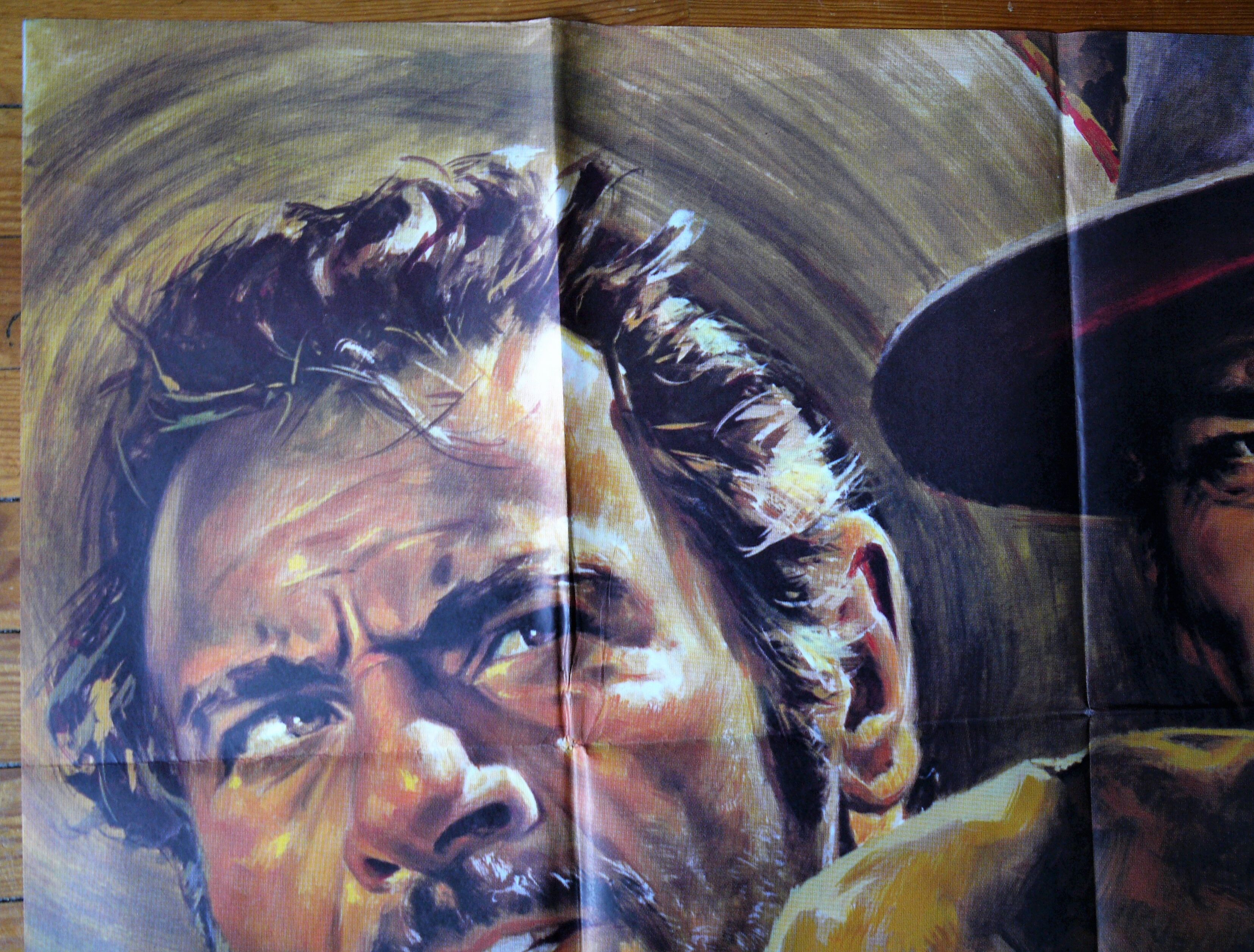 The Good, the Brute and the Bad  - original movie poster- Sergio Leone
