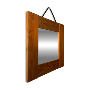 Miroir vintage en pin