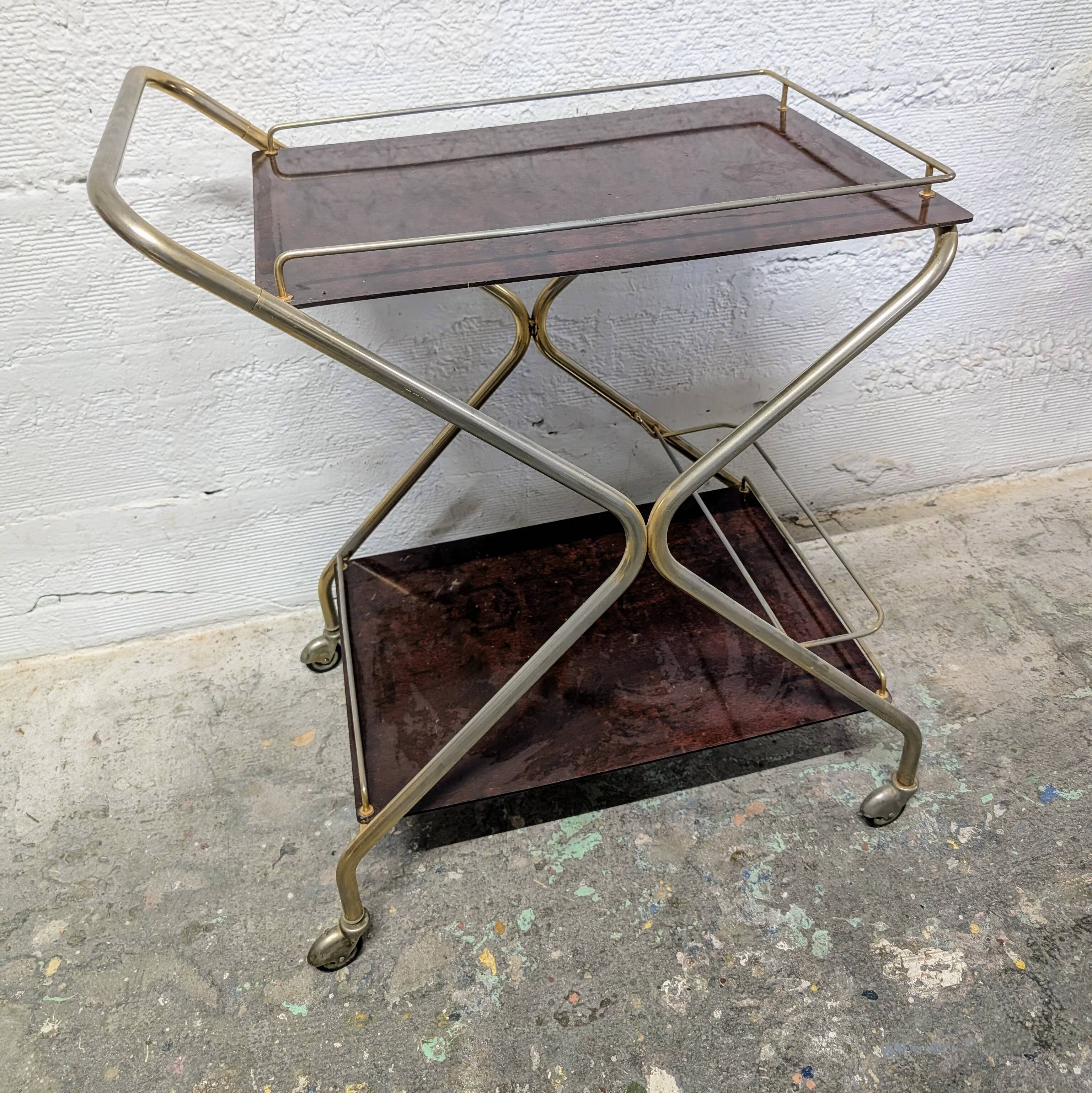 Vintage rolling trolley