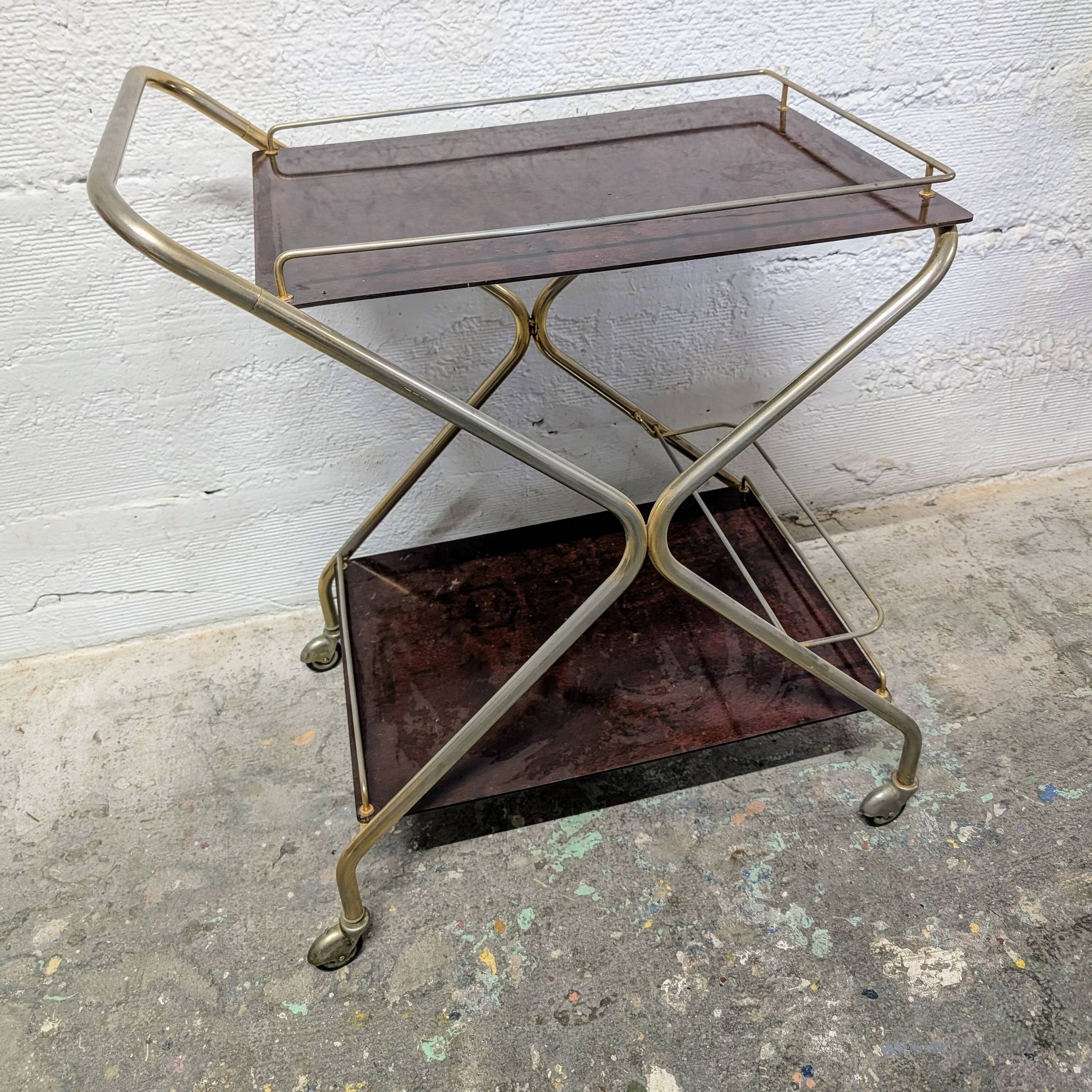 Vintage rolling trolley