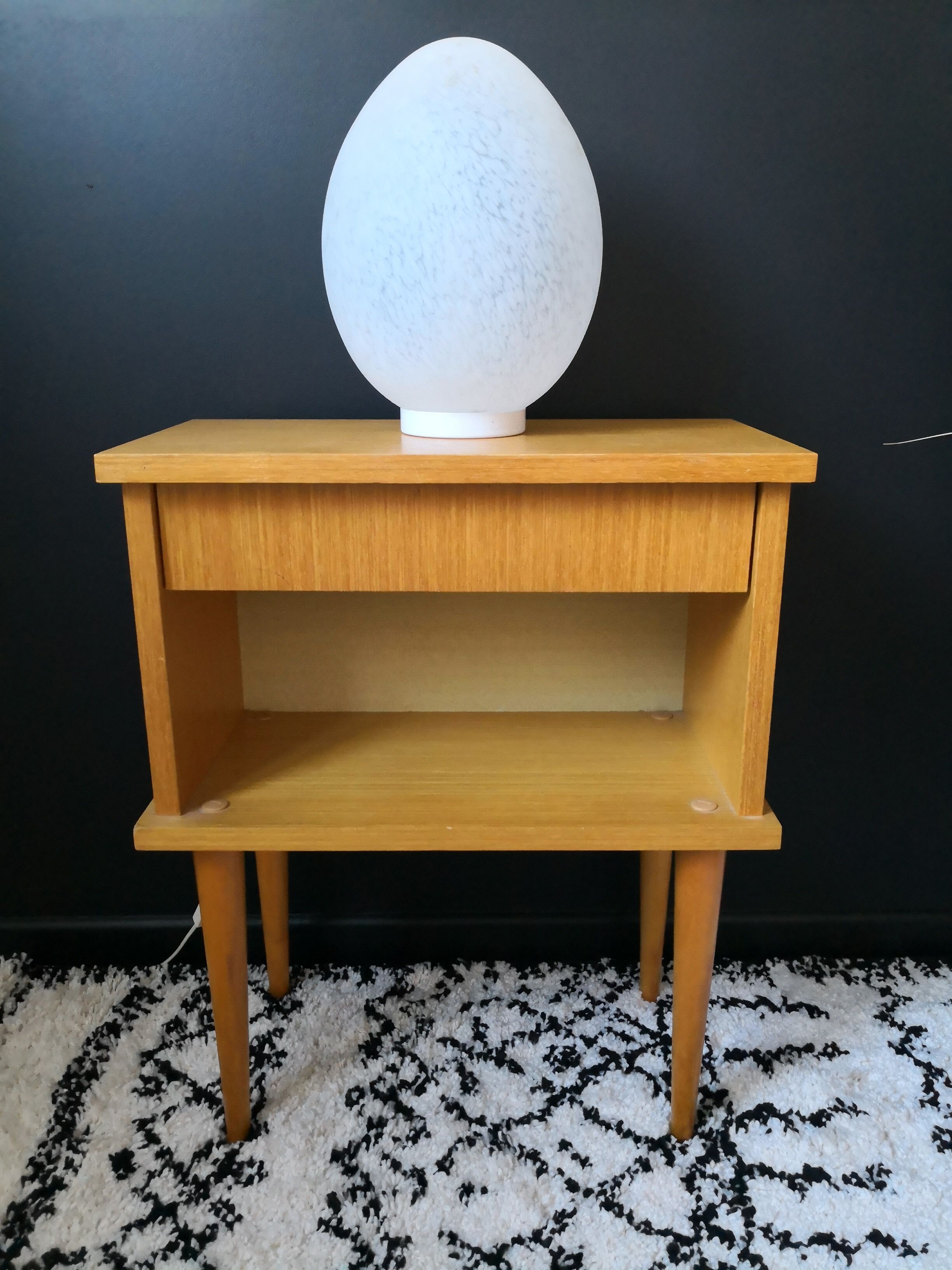 60s bedside table