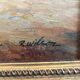 Antique oil painting signed R Wilson, early 20th century