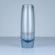 Original blue glass vase by Per Lütken for Holmegaard, Denmark, 1960s.