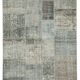 Tapis oriental surteint noué à la main 170 cm x 240 cm tapis patchwork gris