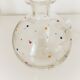 Crystal decanter with colored enamel dots