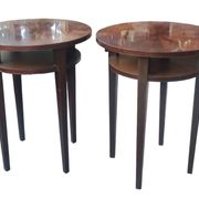 Paire anciens guéridons  bout de canapé table d.appoint Art déco