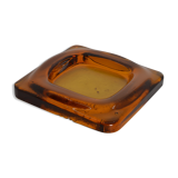 Empty amber glass pocket