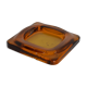 Empty amber glass pocket